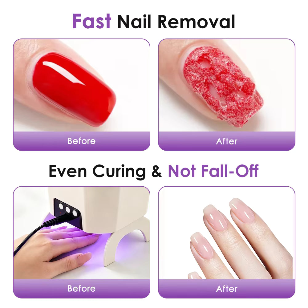 2-in-1 Heated Nail Soaking Bowl & UV LED Nail Dryer for Gel & Acrylic Removal